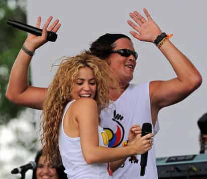 Vives manifestó este jueves que tanto él como Shakira sabían que la demanda 'era una locura', por lo que esperaban que 'la justicia actuara' ya que 'es una canción que no se parece a la otra'. (ESPECIAL)