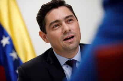 Carlos Vecchio, representante en EUA de Juan Guaidó. (AGENCIAS)