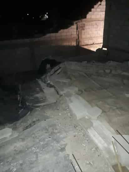 Los elementos llevaron a cabo un recorrido por la zona para evaluar los daños y descartar algún otro derrumbe. (EL SIGLO DE TORREÓN)
