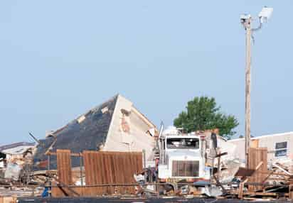 El área afectada es la ciudad de El Reno, situada en las afueras al oeste de Oklahoma, Estados Unidos. (AGENCIAS)