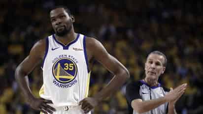 Kevin Durant promedia 34 puntos por encuentro. (ESPECIAL)