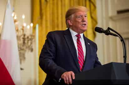 El presidente de EUA, Donald Trump, insistió en que México está ayudando mucho más en materia de inmigración que los demócratas. (EFE)
