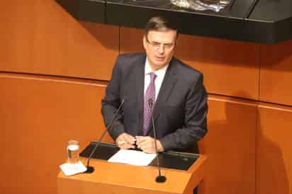 'El único documento firmado' es el que ya tiene el Senado de la República, dijo, y corresponde con la bitácora de su viaje a los Estados Unidos para detener 'el acto unilateral' del vecino del norte. (ARCHIVO)