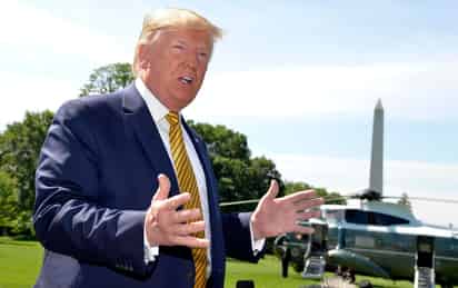 Trump dijo apreciar que no derribaran la aeronave e insistió en que fue una decisión 'muy sabia'. (EFE)
