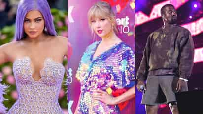 Taylor Swift es la mejor pagada y en el último año ha ingresado un total de 185 millones de dólares, más que la empresaria Kylie Jenner y el rapero Kanye West. (ESPECIAL)