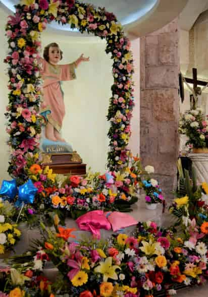 La festividad religiosa está dedicada a la niñez, recordando esta etapa de Jesucristo, 'el hijo de Dios', según la Biblia. (EL SIGLO)
