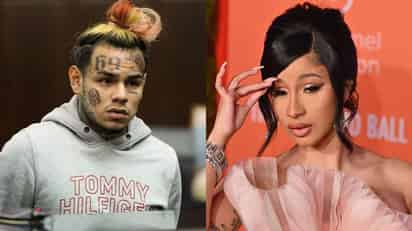 El rapero Takashi 6ix9ine identificó para la corte federal de Manhattan, nombres de miembros de la pandilla delictiva Nine Trey Gangsta Bloods a la que perteneció, y dentro de los cuales destacó la cantante Cardi B. (ESPECIAL)