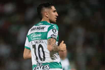 El futbolista chileno, Diego Valdés, no ha sido regular dentro del campo de juego con Santos Laguna. (ARCHIVO)