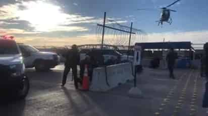 En esta ocasión también se contó con la presencia de un helicóptero de CBP. (EL SIGLO COAHUILA)