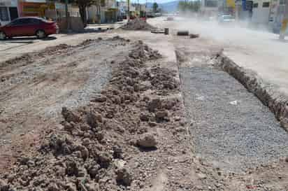 Habitantes de zonas cercanas a la calzada División del Norte se quejaron en noviembre de las obras. (EL SIGLO DE TORREÓN)