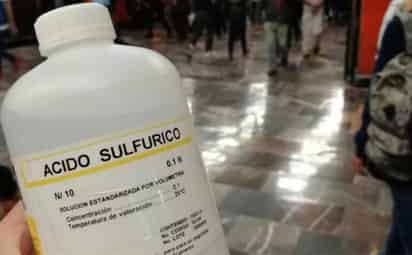 Hasta 12 años de cárcel a quien ataque con ácido a una mujer. (ARCHIVO)