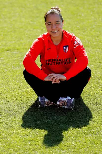 La delantera mexicana Charlyn Corral está motivada por jugar en el Atlético de Madrid, uno de los mejores equipos de la Liga de España. (EFE)