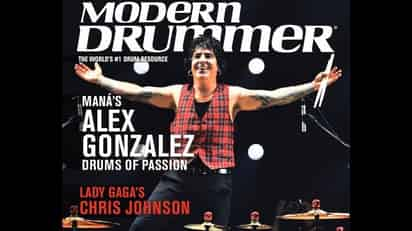 Alex también firmará una fotografía a color y exclusiva de Modern Drummer disponible solamente para las primeras 200 personas. (ESPECIAL)