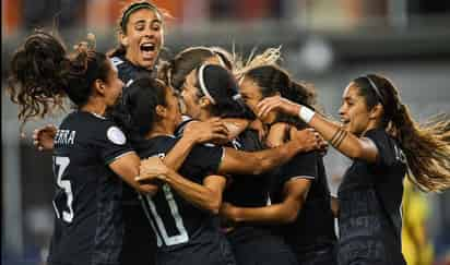 Las jugadoras mexicanas se impusieron en su debut frente a su similar de Jamaica. (ESPECIAL) 