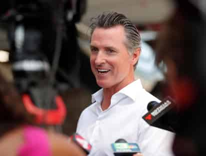 La dependencia federal especificó que procederá contra el gobernador del estado de California, Gavin Newsom. (EFE) 