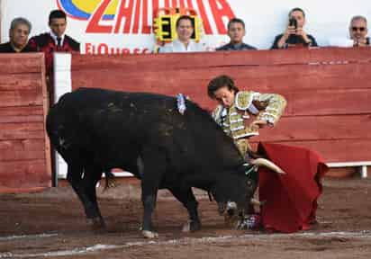 La entrega del novillero lagunero fue latente en su presentación ante su público el fin de semana anterior en Ciudad Lerdo. (Foto Jesús Galindo)