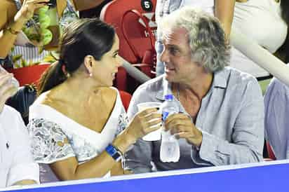 Los captan. En el Abierto Mexicano de Tenis. (FOTO TOMADA DE REVISTACLASE.MX)