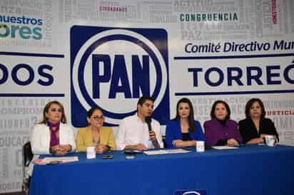 El Partido Acción Nacional (PAN) en Coahuila criticó la actitud del presidente Andrés Manuel López Obrador por su postura mostrada ante el paro de labores de mujeres del próximo lunes 9 de marzo, afirmaron dirigentes y militantes que se trata de un acto de “insensibilidad”. (ROBERTO ITURRIAGA)