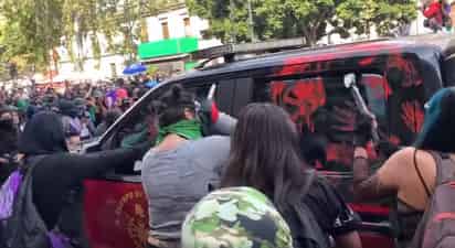 Durante la marcha por el Día de la Mujer, se reportaron diversos disturbios violentos en la Ciudad de México (CAPTURA)