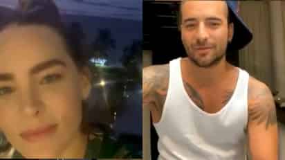Belinda y Maluma enloquecieron a sus fans cuando aparecieron juntos en un live que realizó la cantante en Instagram. (ESPECIAL)