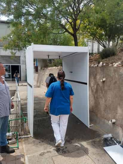 Hasta ahorita es la única clínica que tiene una cabina de este tipo en Saltillo.(EL SIGLO COAHUILA)