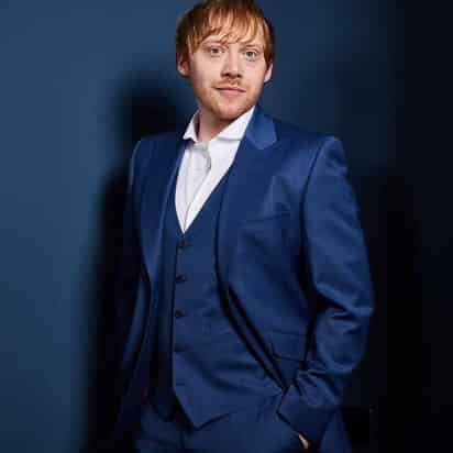 Contentos. El actor de Harry Potter, Rupert Grint, y la actriz Georgia Groome dieron la noticia del embarazo.