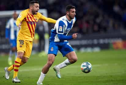 Jordi Alba y Jonathan Calleri, (ARCHIVO)