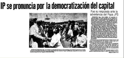 Se cumplen 30 años de la visita del difunto Juan Pablo II. (EL SIGLO DE TORREÓN)