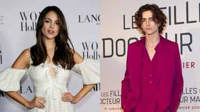 Eiza González y Timothée Chalamet volvieron hacer tema de conversación, luego de que en días anteriores la mexicana y la jóven promesa de Hollywood fueran captados besándose en playas mexicanas, pues en redes sociales circulan nuevas fotografías de aquel encuentro. (ARCHIVO) 
