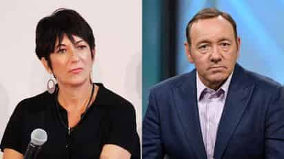 El actor estadounidense Kevin Spacey se encuentra nuevamente en el ojo del huracán luego de que circulara una fotografía en la que aparece sentado junto a Ghislaine Maxwell. (ESPECIAL) 