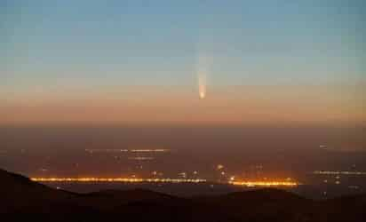 Usuarios en redes sociales compartieron fotografías del paso del cometa durante este fin de semana (CAPTURA)  