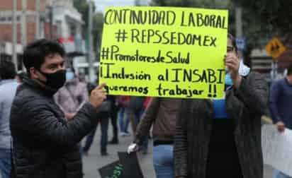 Julio César Buendía, representante de los inconformes, recordó que hace 15 días una comitiva entregó una carta dirigida al Secretario de Salud y el gobierno del Estado de México para solicitar el cumplimiento del compromiso para su recontratación, como fue el compromiso del director del Insabi.

(EL UNIVERSAL)