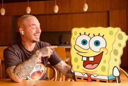 Tainy y J Balvin sorprendieron a sus seguidores al estrenar el tema Agua, el cual será la canción oficial de la nueva película de Bob Esponja. (INSTAGRAM) 