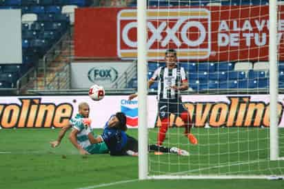 Jesús Gallardo marcó el segundo tanto de los Rayados. (JAM MEDIA)