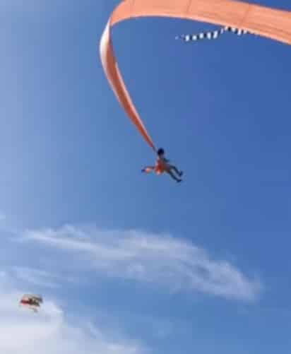 Niña 'vuela' a más de 30 metros de altura tras quedar enredada en un papalote