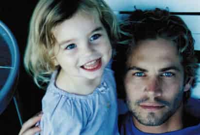 La hija de Paul Walker, Meadow, recordó a su papá este día en el que el fallecido actor cumpliría 47 años y lo hizo a través de una conmovedora imagen. (ESPECIAL) 