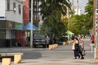 Proyectan la colocación de muros verticales verdes y jardineras flotantes en el Paseo Morelos, a fin de contar con un sombreado ecológico que motive un aumento en la afluencia de peatones en esta vialidad. (EL SIGLO DE TORREÓN)