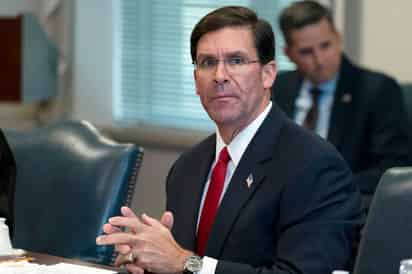 Esper pasará a ser recordado por haberle plantado cara a Trump. (AP)