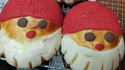 En redes sociales el público ha viralizado al postre decorado como Santa Claus (CAPTURA)