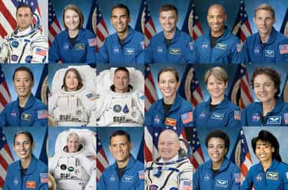 La NASA dio a conocer este miércoles a los 18 astronautas, nueve hombres y nueve mujeres, que formarán parte del programa Artemisa (ESPECIAL)