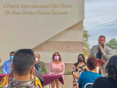 Este viernes en el municipio de Francisco I. Madero se inauguro la Clínica Internacional del Dolor “Dr. José Javier García Salcedo”.
(EL SIGLO DE TORREÓN)