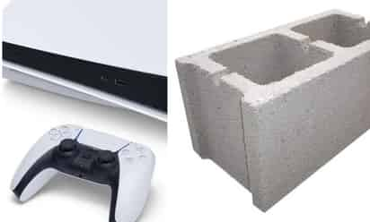 Al recibir su paquete, encontró en el interior el bloque de hormigón en vez de l nueva consola de videojuegos de Sony (REDES SOCIALES) 