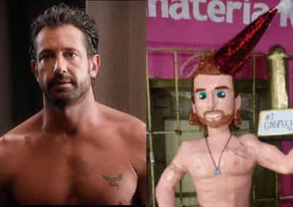 Después de que hace un par de semanas se violara la privacidad del actor Gabriel Soto con la difusión de un video íntimo, esa misma imagen se transformó en una piñata para despedir el 2020. (Especial)