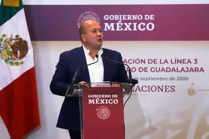 El líder nacional del PAN, Marko Cortés, arremetió contra el gobierno del gobernador Enrique Alfaro y dijo que, al igual, que el gobierno Federal, que encabeza Andrés Manuel López Obrador, han estado muy por debajo de la expectativa que se generó en la gente. (ARCHIVO)