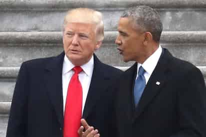 El expresidente de los Estados Unidos Barack Obama ha declarado que 'gracias a la democracia, Trump no logró el cien por cien de lo quería'. (ARCHIVO)