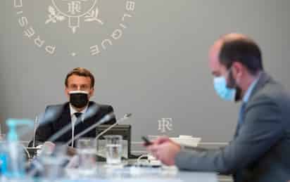El presidente señaló que a lo largo de este mes cuatro plantas francesas producirán vacunas. (ARCHIVO) 
