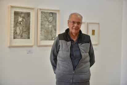 Homenajeado. Emocionado, Alonso de Alba se dijo agradecido con el homenaje de ayer en el Museo del Algodón.  