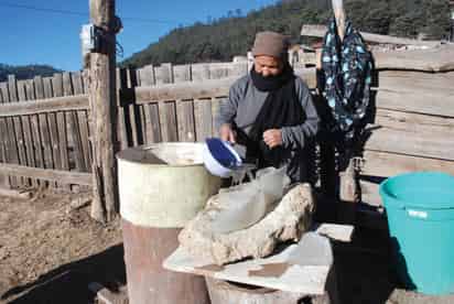 La localidad de La Rosilla es considerada 'congelador del país', junto con la comunidad de Navíos, en el municipio de Durango. (ARCHIVO)
