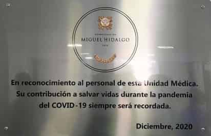 Como un reconocimiento a su labor en el manejo de la pandemia, el Hospital General de Torreón recibió la condecoración Miguel Hidalgo, otorgada por el Gobierno Federal y el Poder Legislativo.
 (EL SIGLO DE TORREÓN)