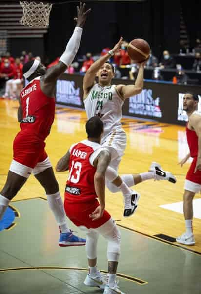 La Selección Mexicana dio pelea y tuvo la ventaja cerca del final, pero terminó cayendo 80-70 frente al local Puerto Rico. (EFE)